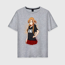Женская футболка оверсайз Asuna SAO