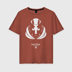 Женская футболка оверсайз Anti-Mage из Доты 2 Magina