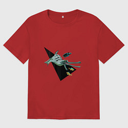 Женская футболка оверсайз Крокодильчик