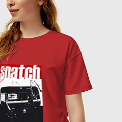 Футболка оверсайз женская Большой куш Гай Ричи, цвет: красный — фото 2