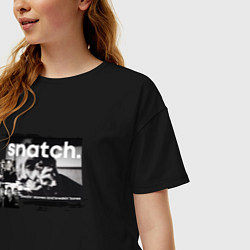 Футболка оверсайз женская Большой куш: Ави Деновиц, цвет: черный — фото 2