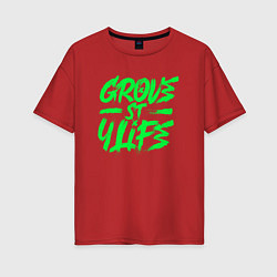 Женская футболка оверсайз Grove street for Life