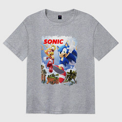 Женская футболка оверсайз SONIC СОНИК Z