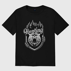 Женская футболка оверсайз Hunting
