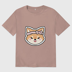 Женская футболка оверсайз Тарумару