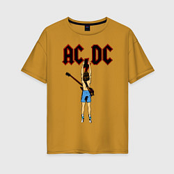 Женская футболка оверсайз ACDC - Flick of the Switch