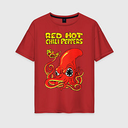 Женская футболка оверсайз RED HOT CHILI PEPPERS
