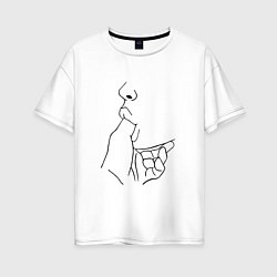 Женская футболка оверсайз СТРАСТЬ PASSION