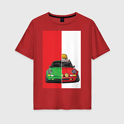 Женская футболка оверсайз Concept car