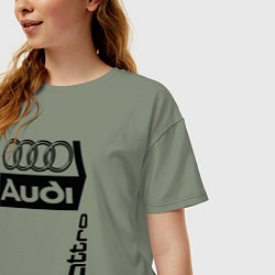 Футболка оверсайз женская АудиAudi, цвет: авокадо — фото 2