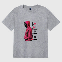 Футболка оверсайз женская Смотритель, цвет: меланж