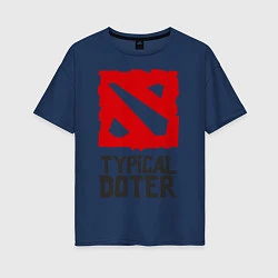 Женская футболка оверсайз Typical Doter
