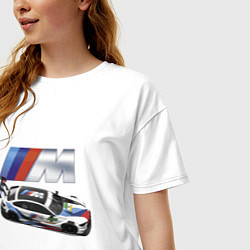 Футболка оверсайз женская BMW Great Racing Team, цвет: белый — фото 2