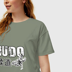 Футболка оверсайз женская Style Judo, цвет: авокадо — фото 2