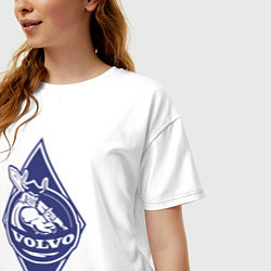 Футболка оверсайз женская Volvo викинг, цвет: белый — фото 2