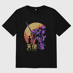 Женская футболка оверсайз Евангелион 01