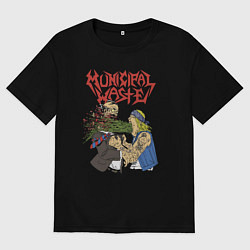 Женская футболка оверсайз Municipal Waste - crossover thrash!