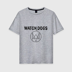 Женская футболка оверсайз Watch Dogs