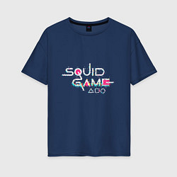 Футболка оверсайз женская Squid Style, цвет: тёмно-синий