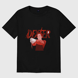 Женская футболка оверсайз Декстер Морган