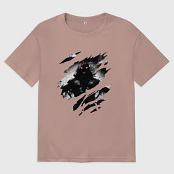 Женская футболка оверсайз THE GUY DISTURBED РОК