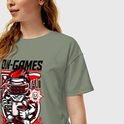 Футболка оверсайз женская В игре, цвет: авокадо — фото 2