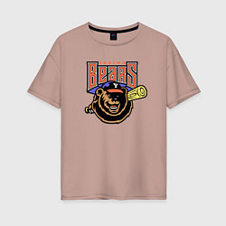 Женская футболка оверсайз Yakima Bears - baseball team