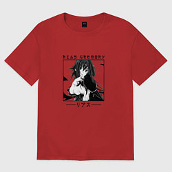 Женская футболка оверсайз Старшая школа DxD, Риас Гремори