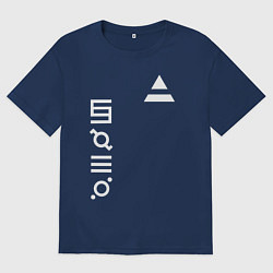 Женская футболка оверсайз 30 секунд до марса лого