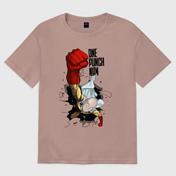 Женская футболка оверсайз Saitama One Punch