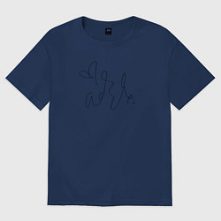 Женская футболка оверсайз Adele - Автограф