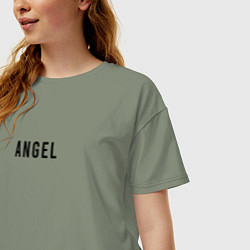 Футболка оверсайз женская She Angel, цвет: авокадо — фото 2