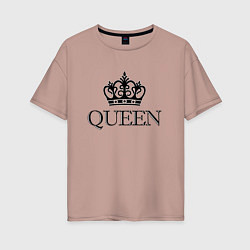 Женская футболка оверсайз QUEEN ПАРНЫЕ Королева