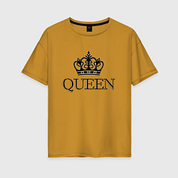 Женская футболка оверсайз QUEEN ПАРНЫЕ Королева