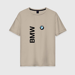 Женская футболка оверсайз BMW ато супер