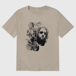 Женская футболка оверсайз Мечта и дух Свободы