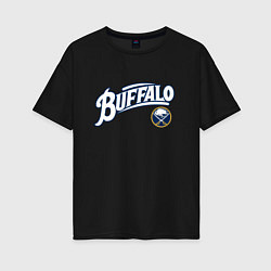 Женская футболка оверсайз Баффало Сейберз , Buffalo Sabres