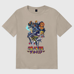 Женская футболка оверсайз Hard corps