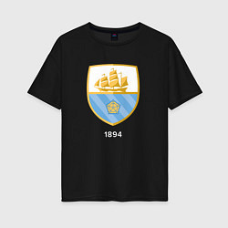 Женская футболка оверсайз Манчестер Сити 1894