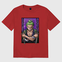 Женская футболка оверсайз ВАН ПИС ЗОРО One Piece