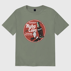 Футболка оверсайз женская Nuka Cola Ice Cold Retro, цвет: авокадо