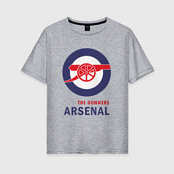 Женская футболка оверсайз Arsenal The Gunners