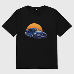 Женская футболка оверсайз Ниссан gtr 2022