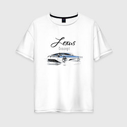 Женская футболка оверсайз Lexus Concept