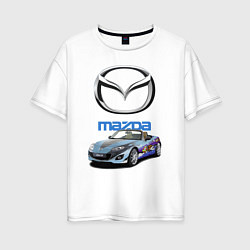 Женская футболка оверсайз Mazda Japan