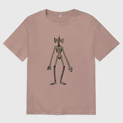 Женская футболка оверсайз Сиреноголовый Reloaded