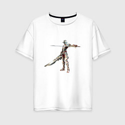 Женская футболка оверсайз Танцующий с мечами