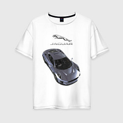 Женская футболка оверсайз Jaguar Motorsport