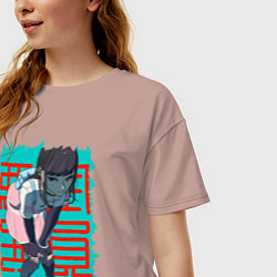 Футболка оверсайз женская Ordinary Person, цвет: пыльно-розовый — фото 2