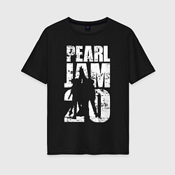 Женская футболка оверсайз Pearl Jam, группа